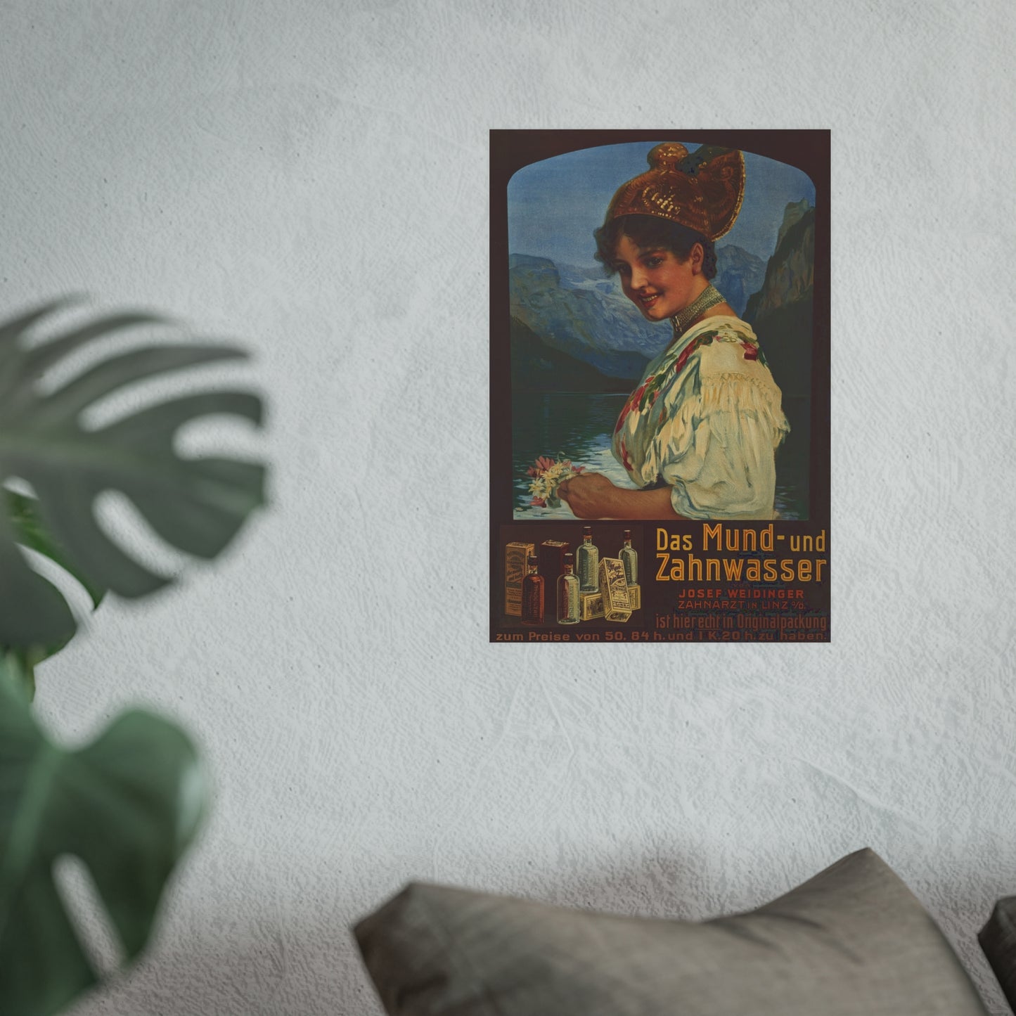Poster - Vintage Das Mund-und Zahnwasser Advertisement