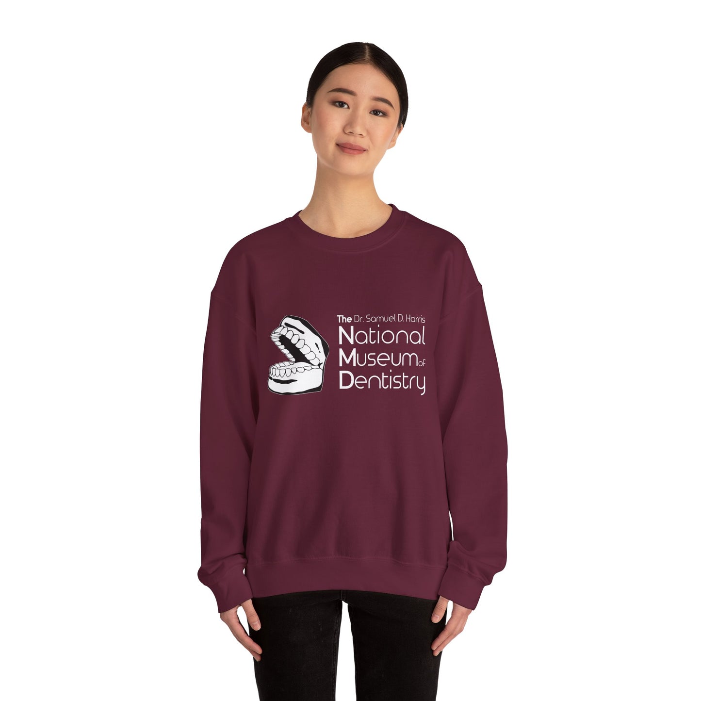National Museum of Dentistry Dark Colors Unisex Crewneck Sweatshirt
