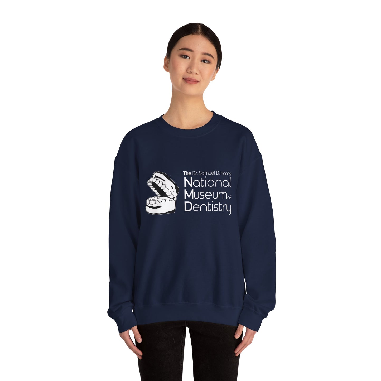 National Museum of Dentistry Dark Colors Unisex Crewneck Sweatshirt