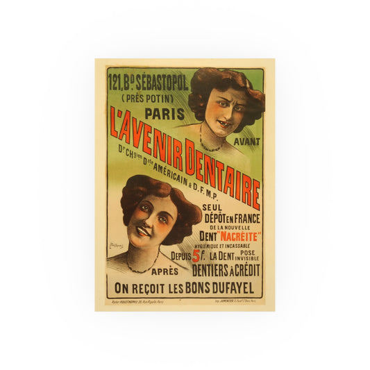 Poster - French L'avenir Dentaire Advertisement