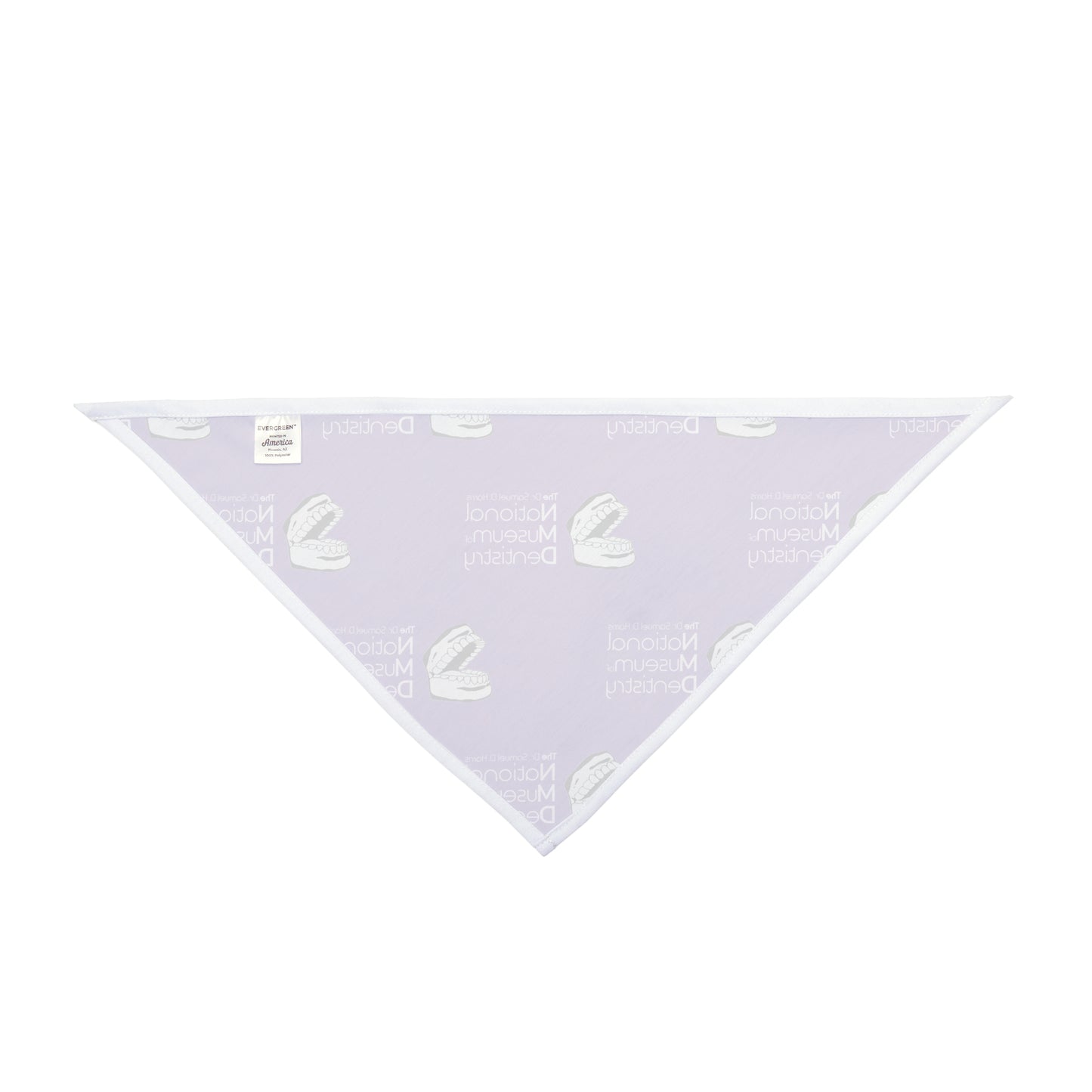 National Museum of Dentistry Pet Bandana - Lilac