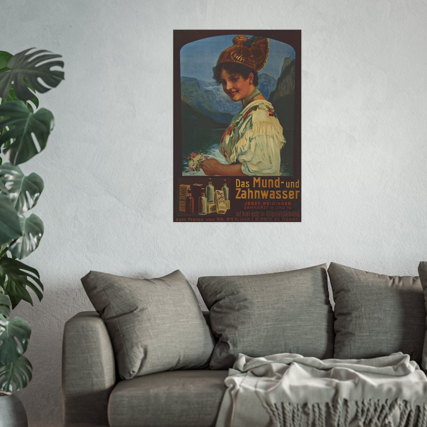 Poster - Vintage Das Mund-und Zahnwasser Advertisement