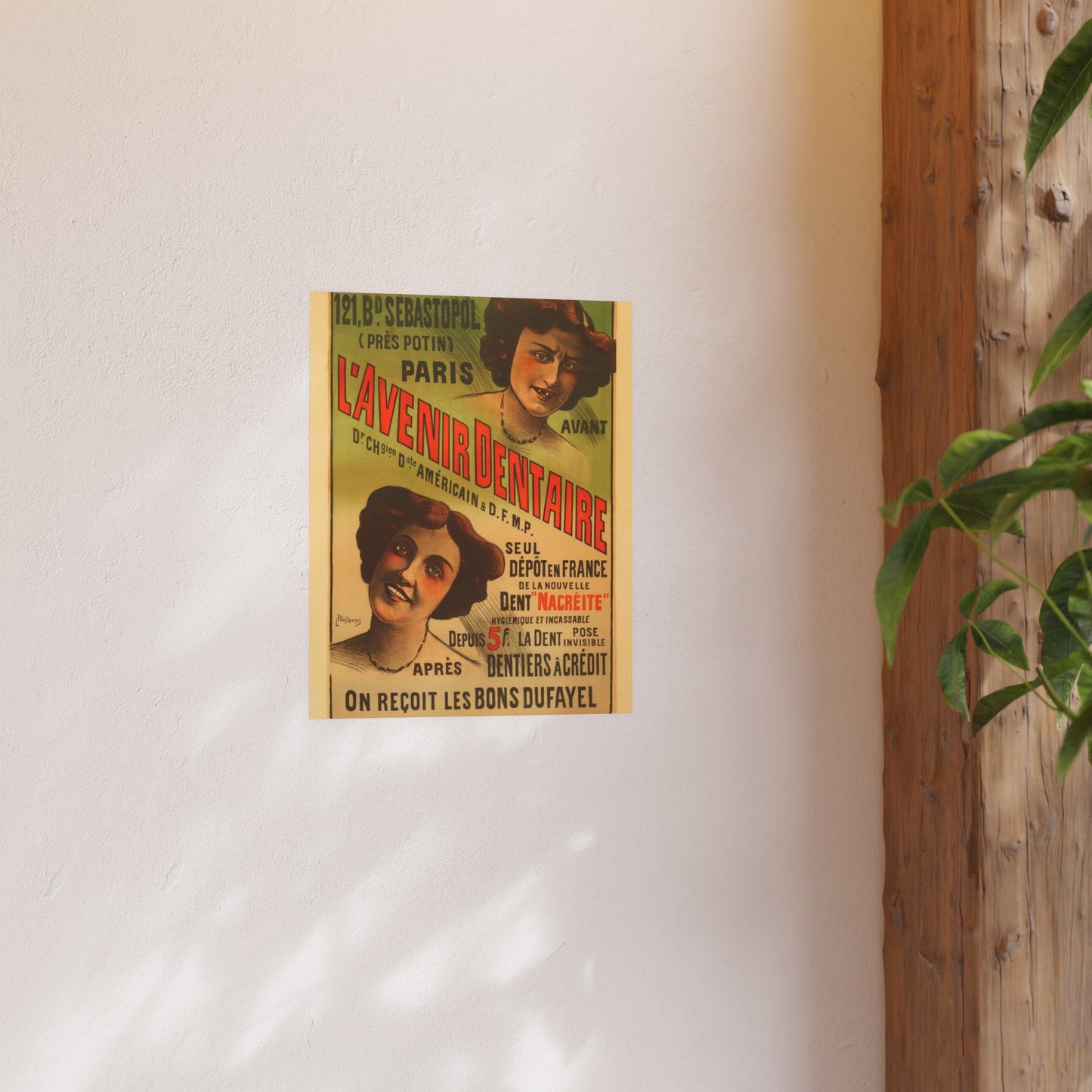 Poster - French L'avenir Dentaire Advertisement