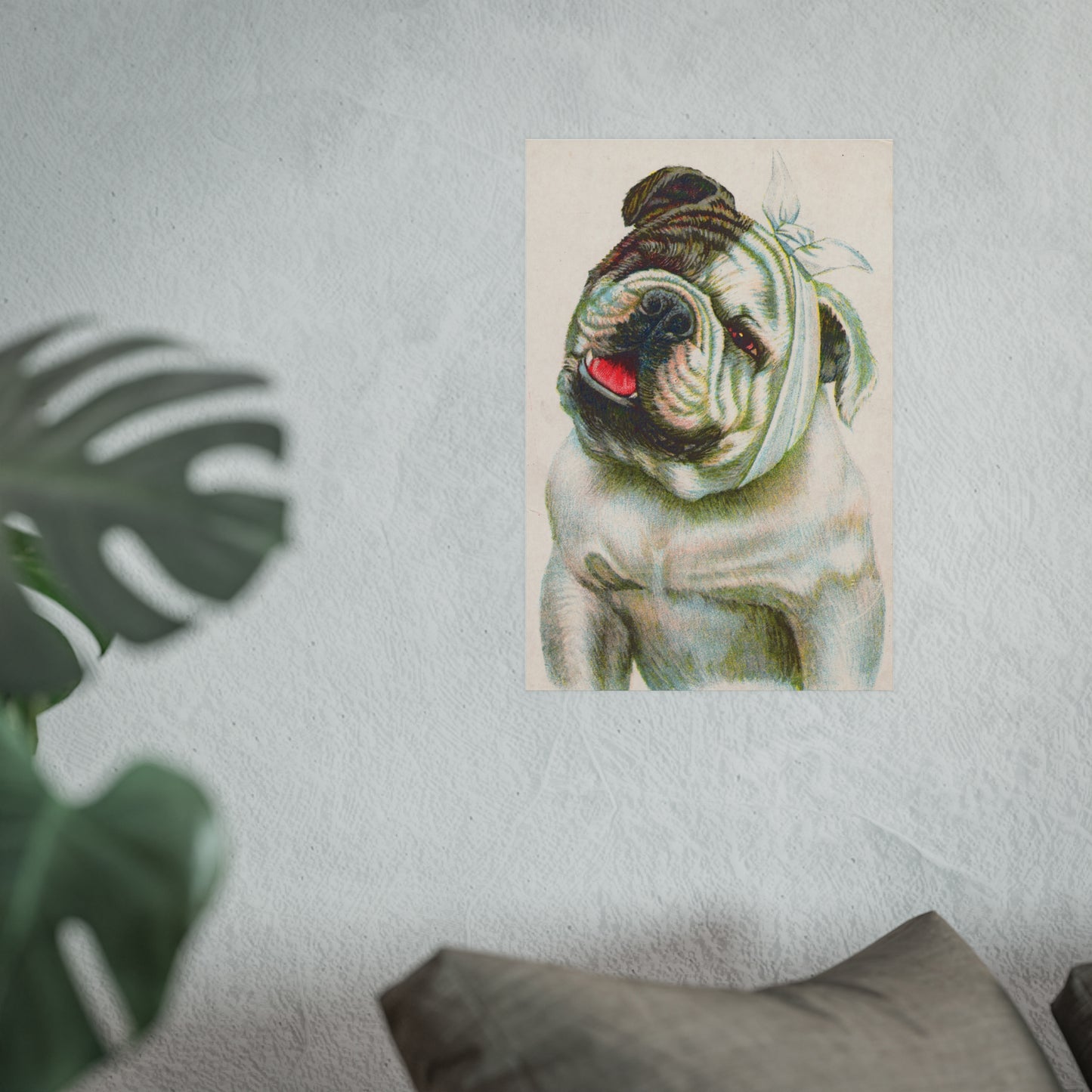 Poster - Dog with a Toothache Dental Trade Card