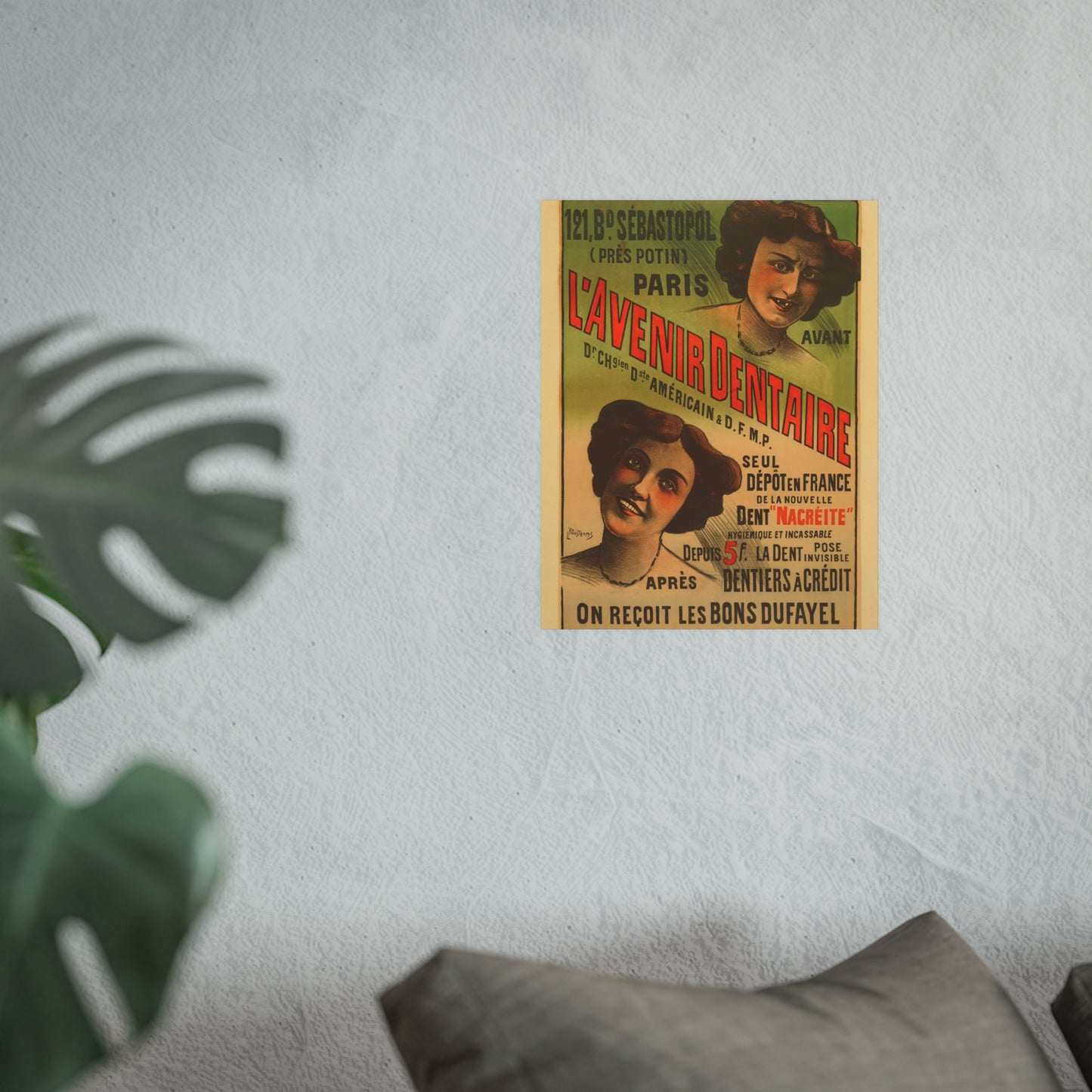 Poster - French L'avenir Dentaire Advertisement