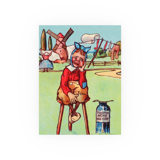 Poster - Vintage Toothache Mixture Postcard