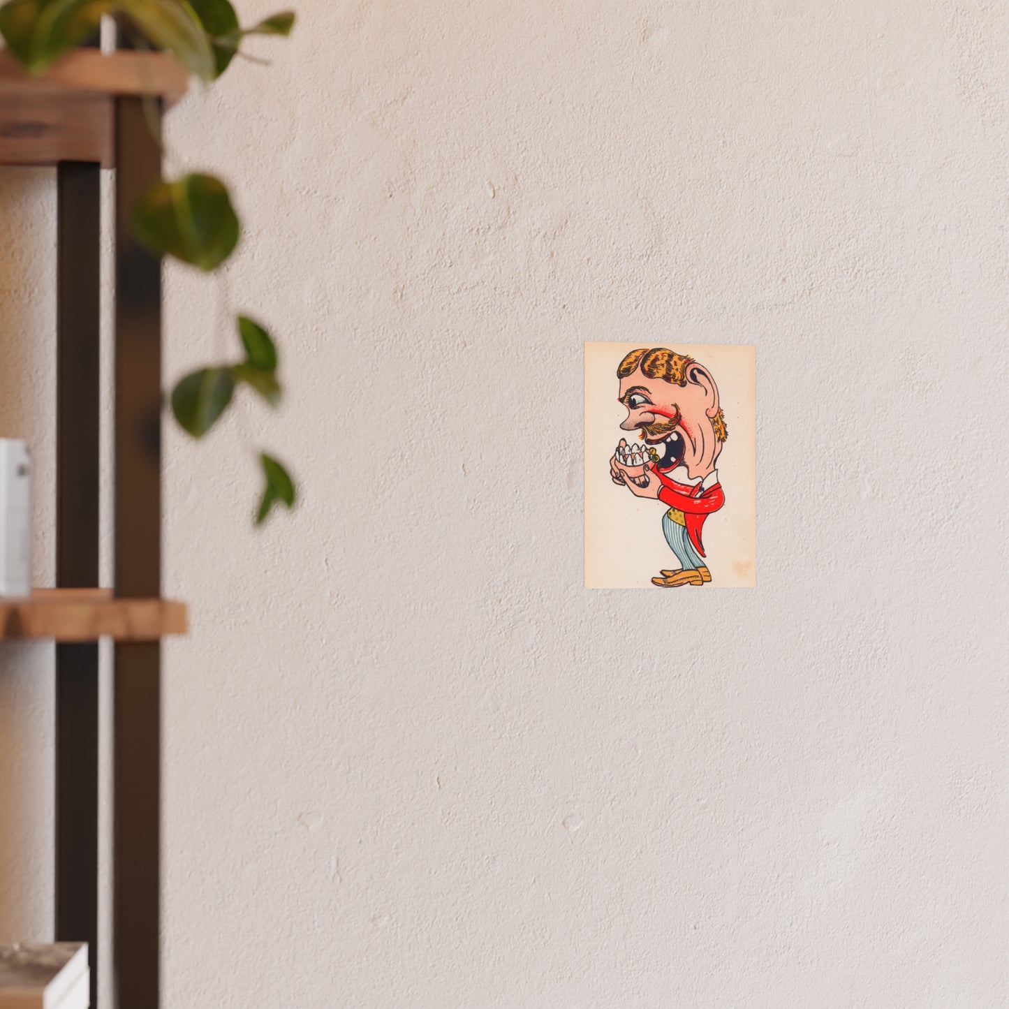 Poster - Vintage Paris Denture Postcard