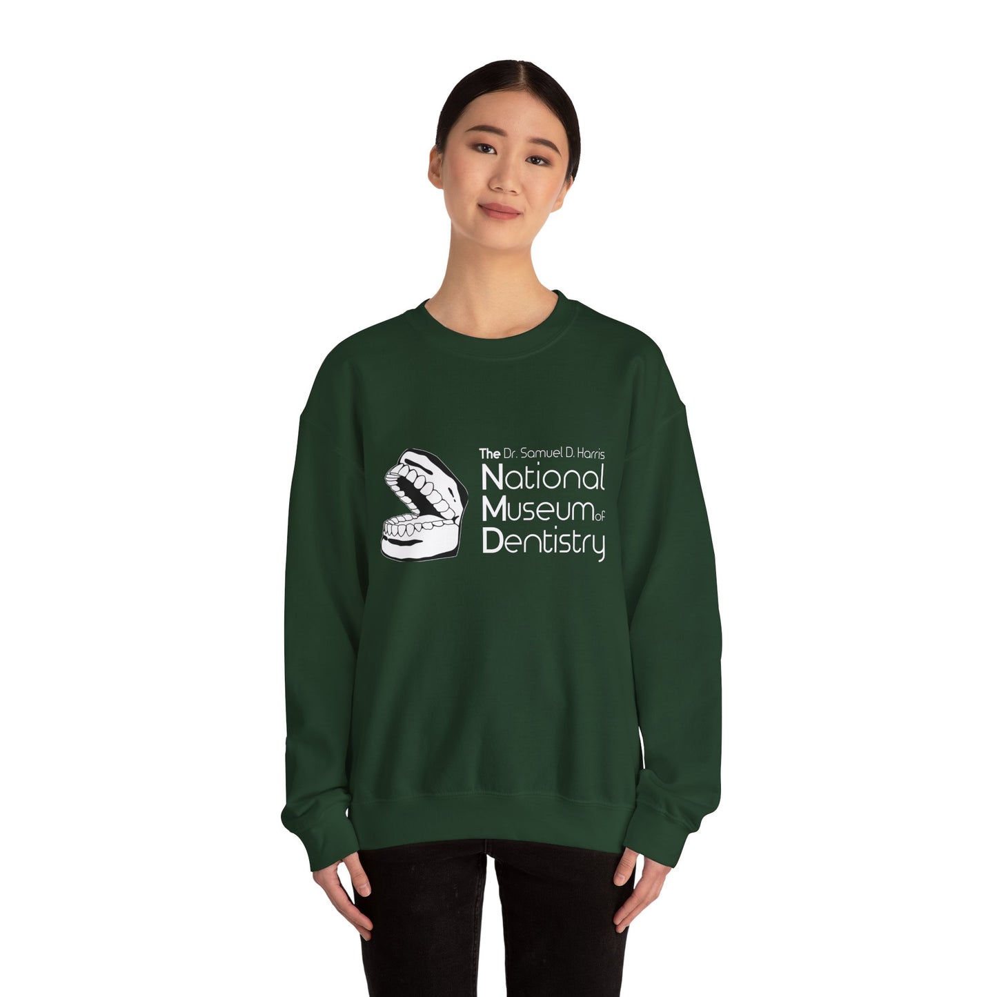 National Museum of Dentistry Dark Colors Unisex Crewneck Sweatshirt