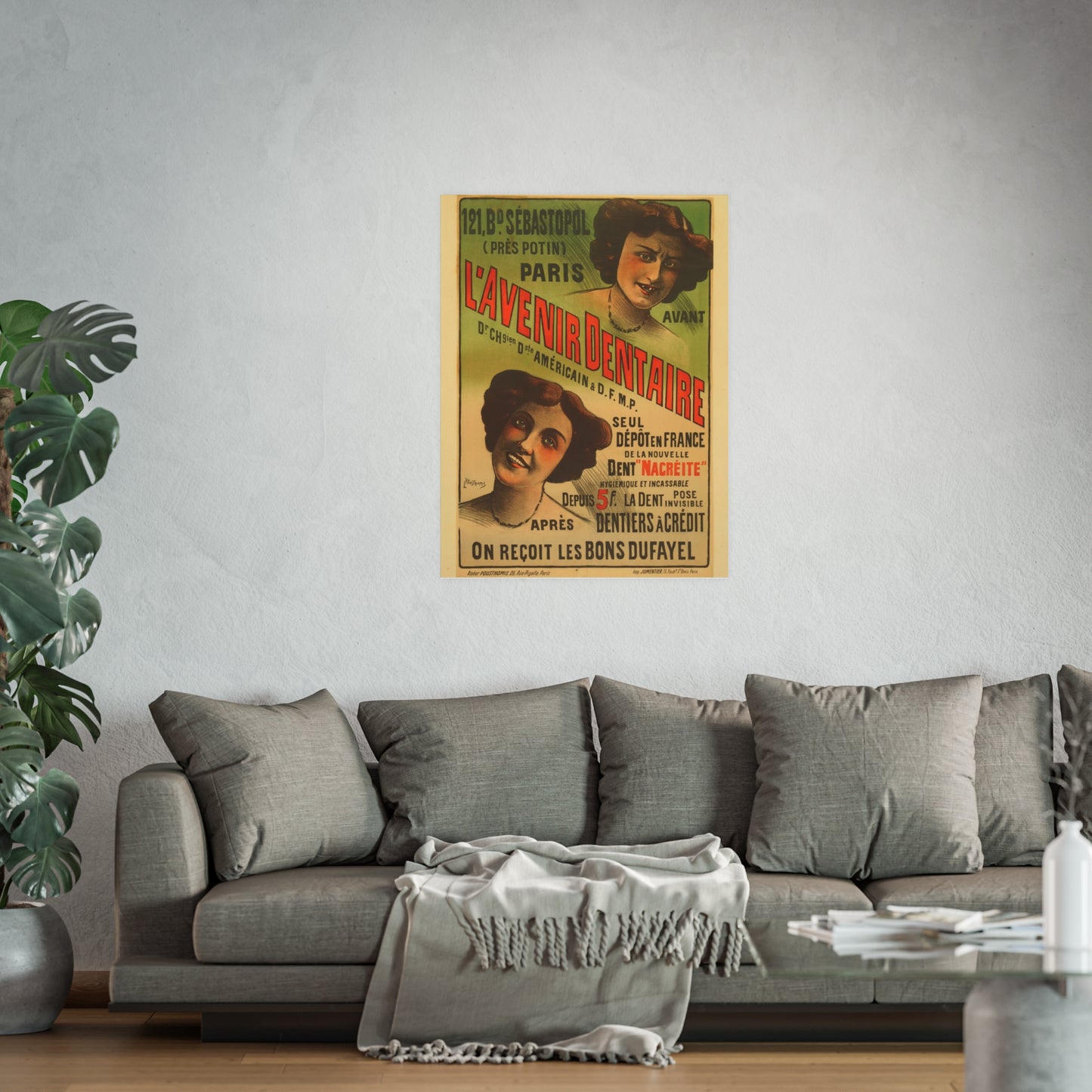 Poster - French L'avenir Dentaire Advertisement