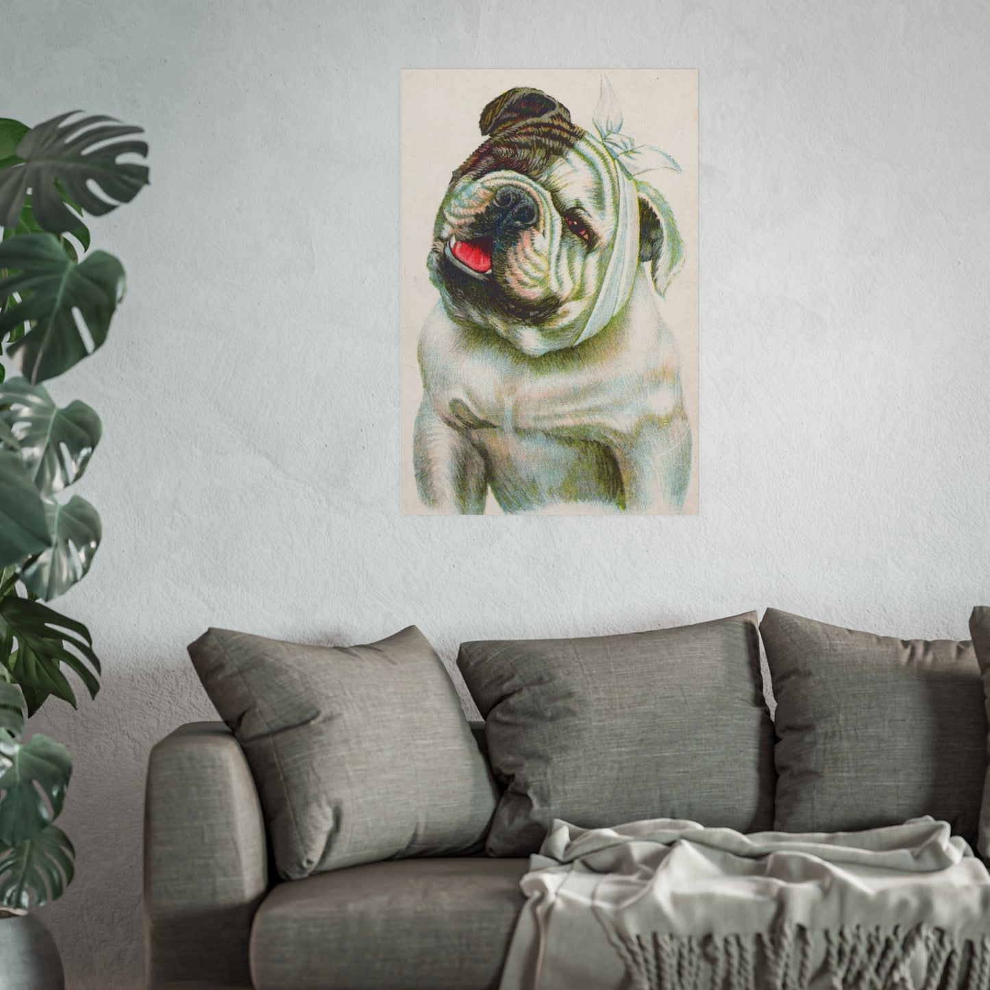Poster - Dog with a Toothache Dental Trade Card