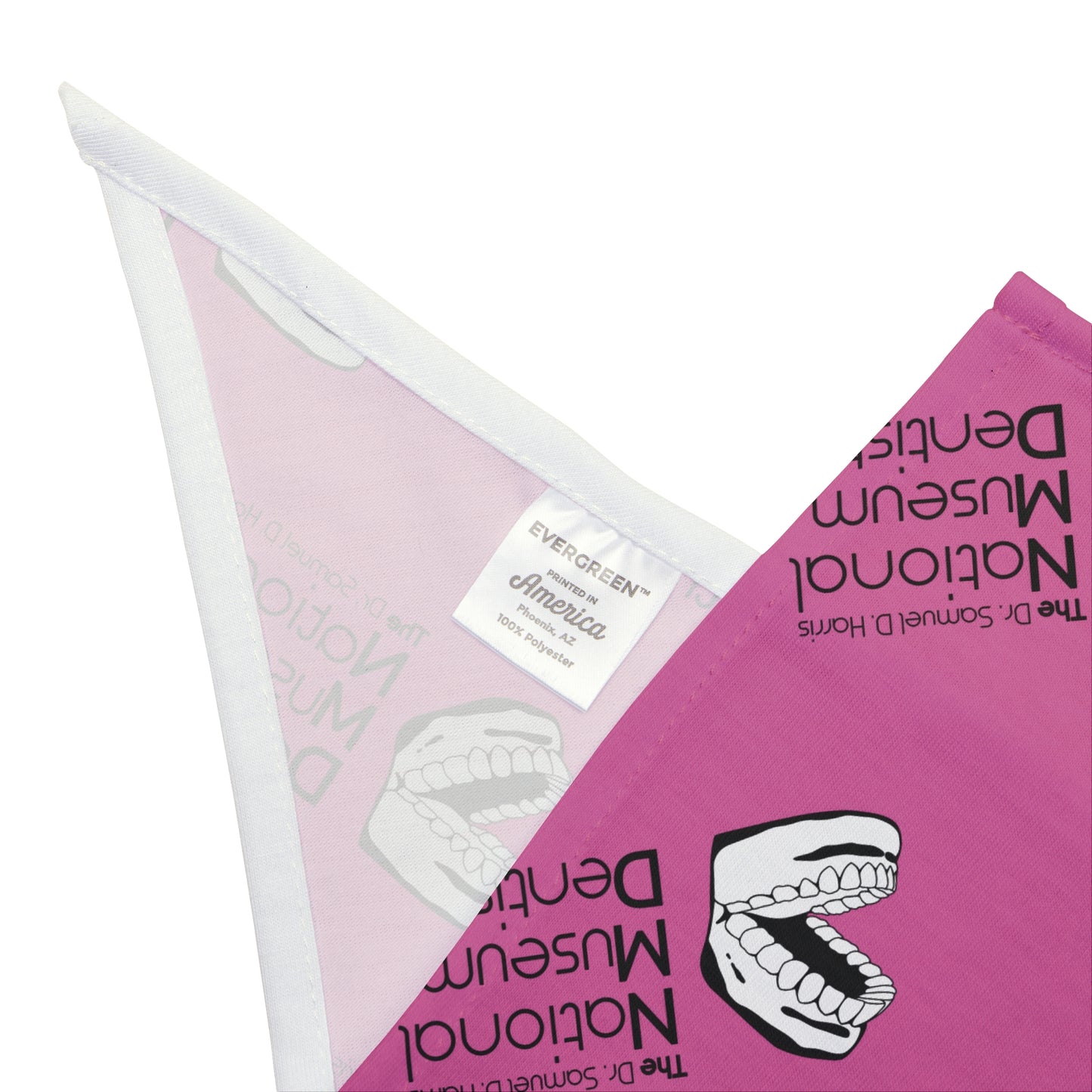 National Museum of Dentistry Pet Bandana - Pink