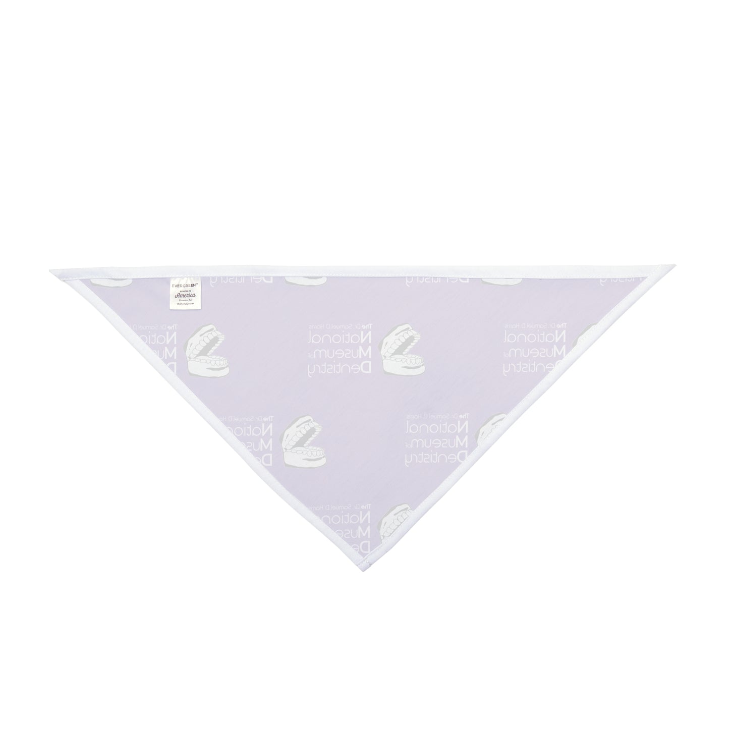 National Museum of Dentistry Pet Bandana - Lilac