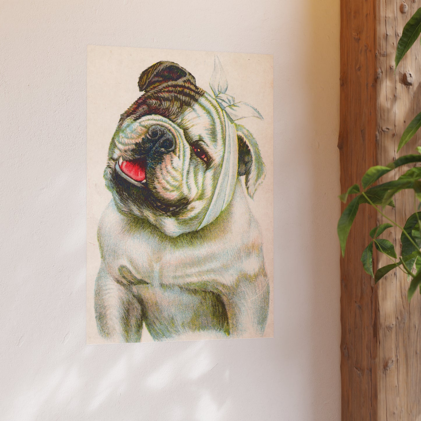 Poster - Dog with a Toothache Dental Trade Card