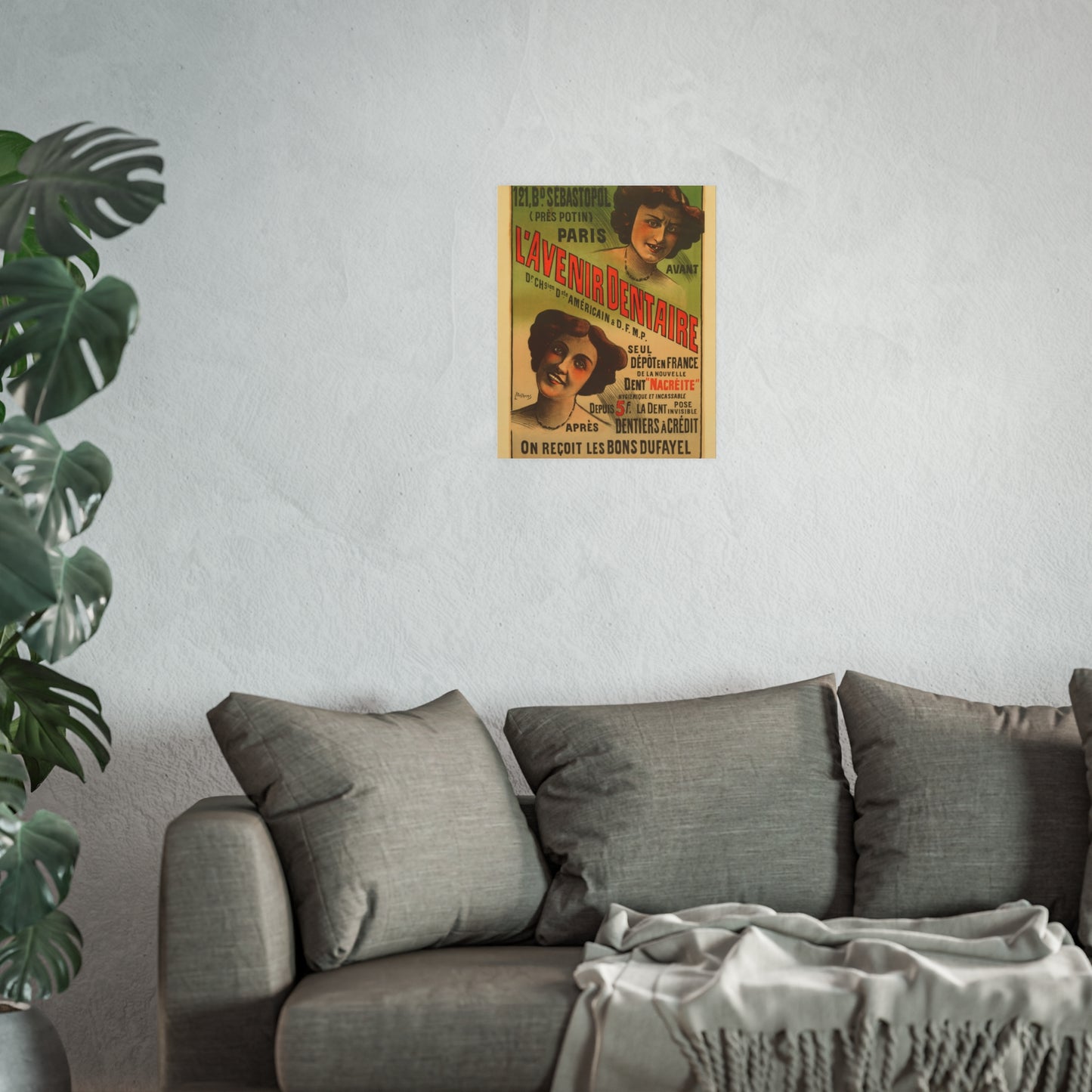 Poster - French L'avenir Dentaire Advertisement