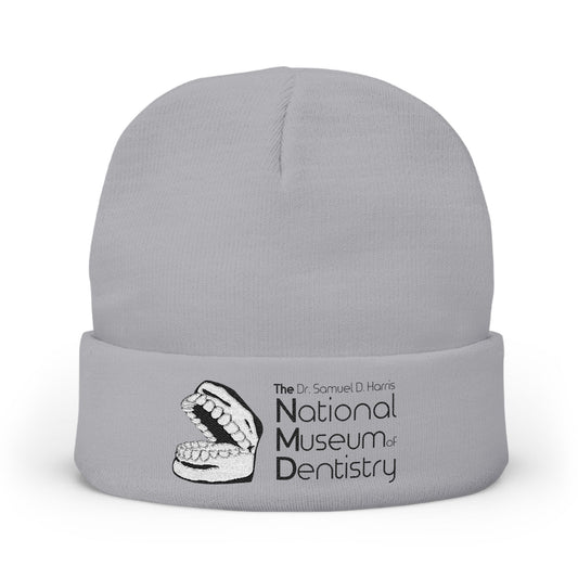 National Museum of Dentistry Embroidered Knit Beanie, Light Colors