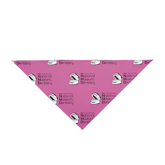 National Museum of Dentistry Pet Bandana - Pink