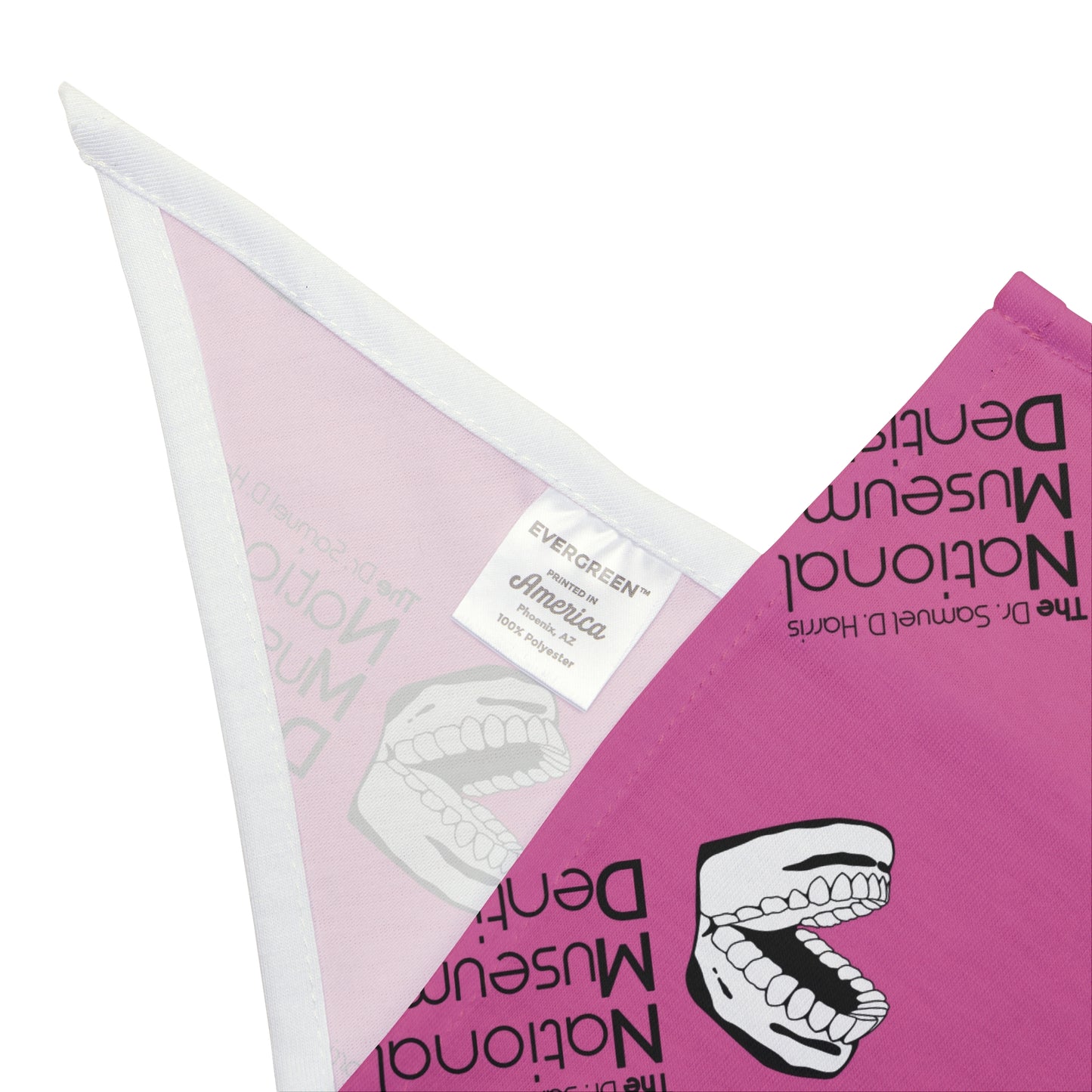 National Museum of Dentistry Pet Bandana - Pink