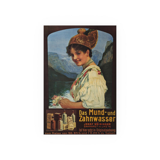 Poster - Vintage Das Mund-und Zahnwasser Advertisement