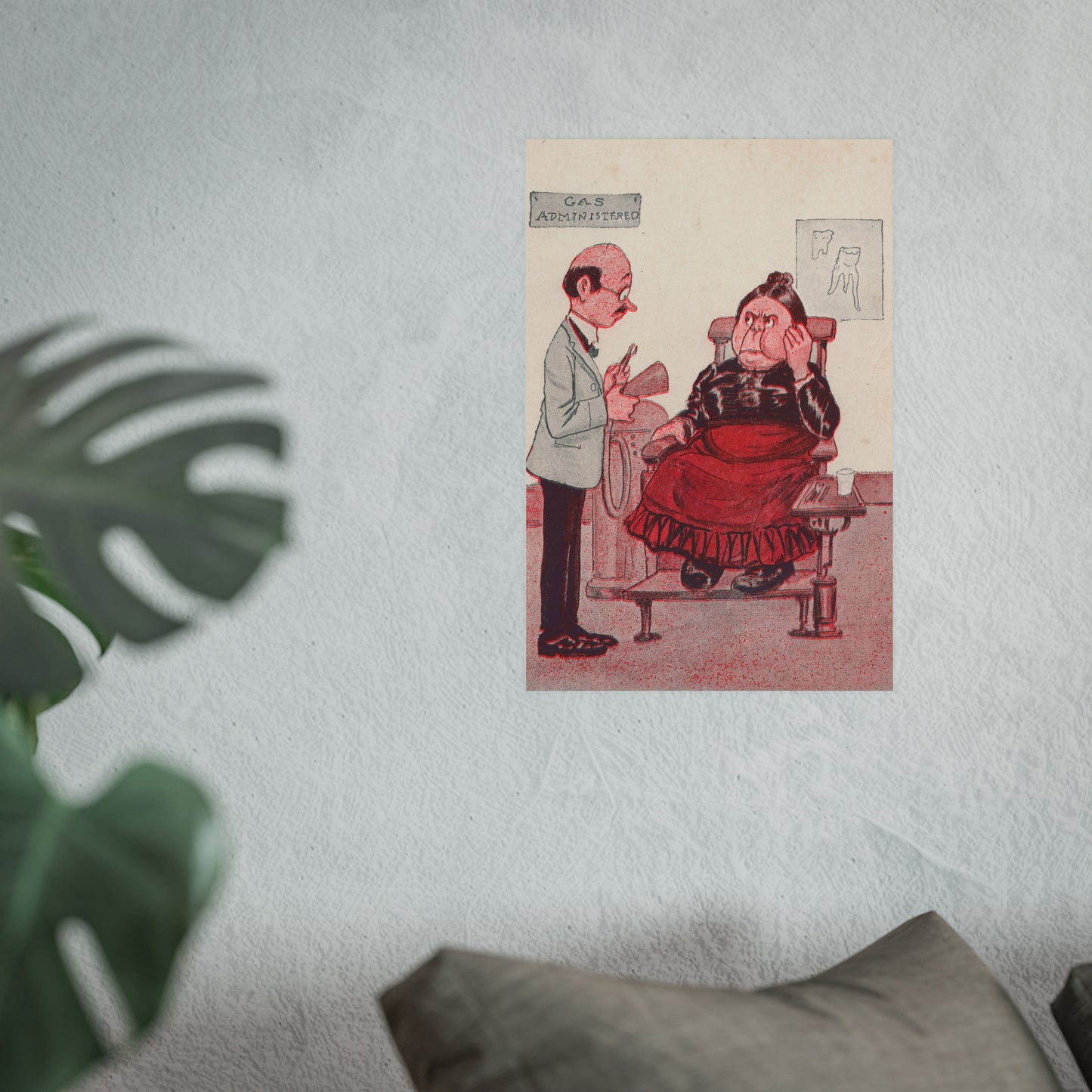 Poster - Gas Administered Dental Trade Postcard