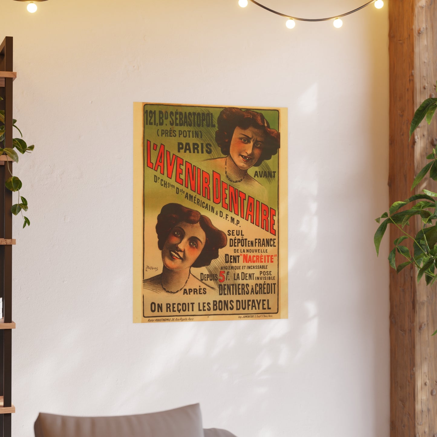 Poster - French L'avenir Dentaire Advertisement