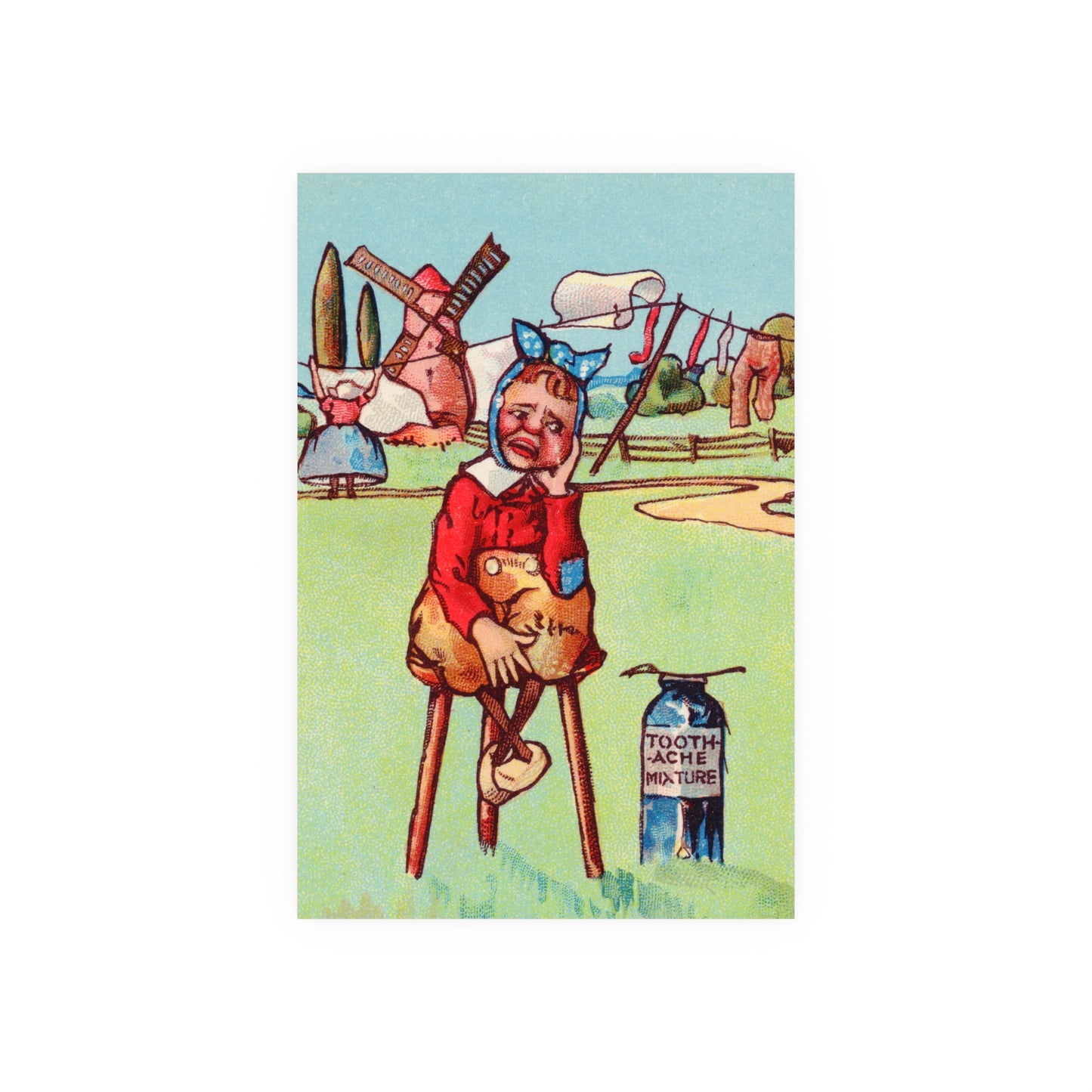 Poster - Vintage Toothache Mixture Postcard