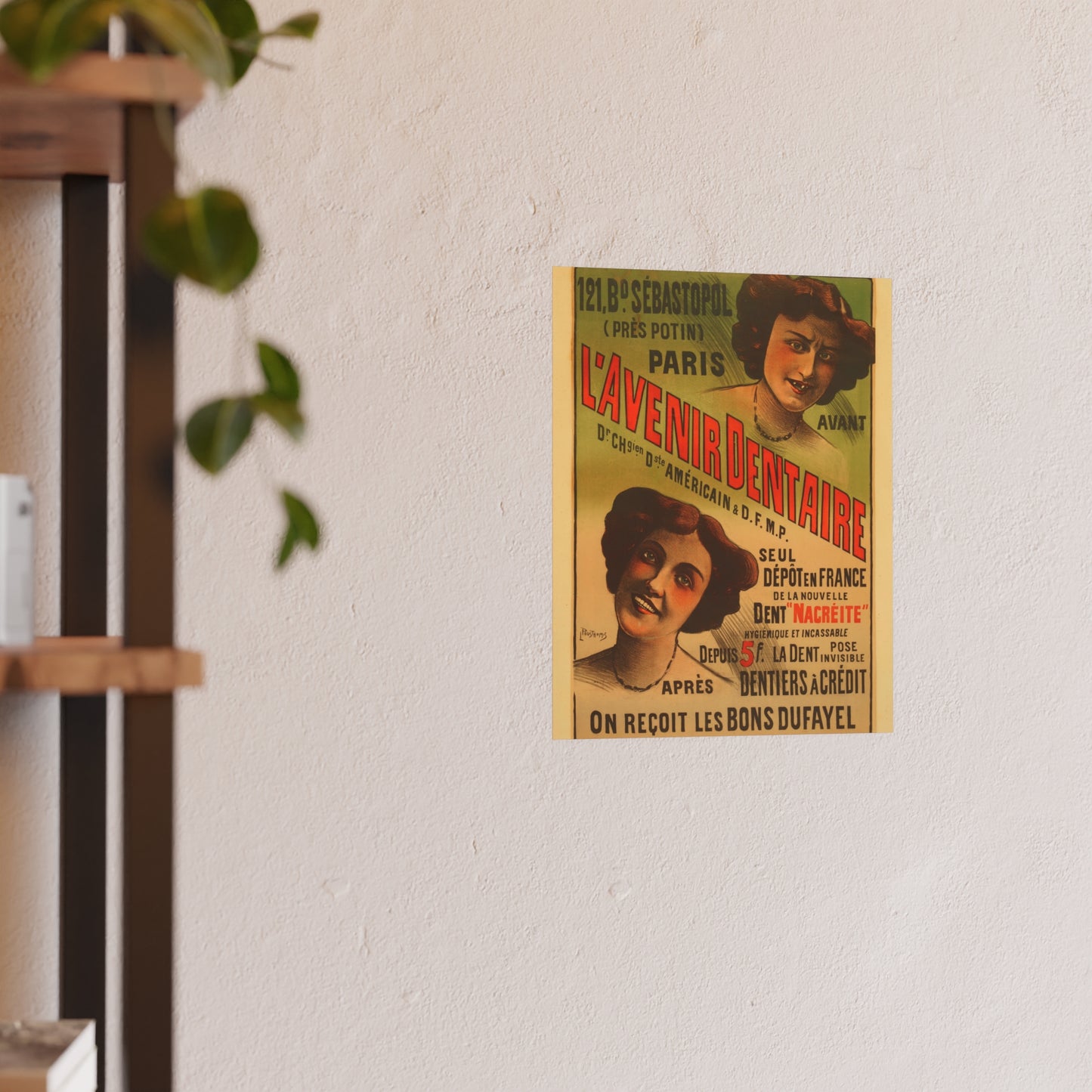 Poster - French L'avenir Dentaire Advertisement