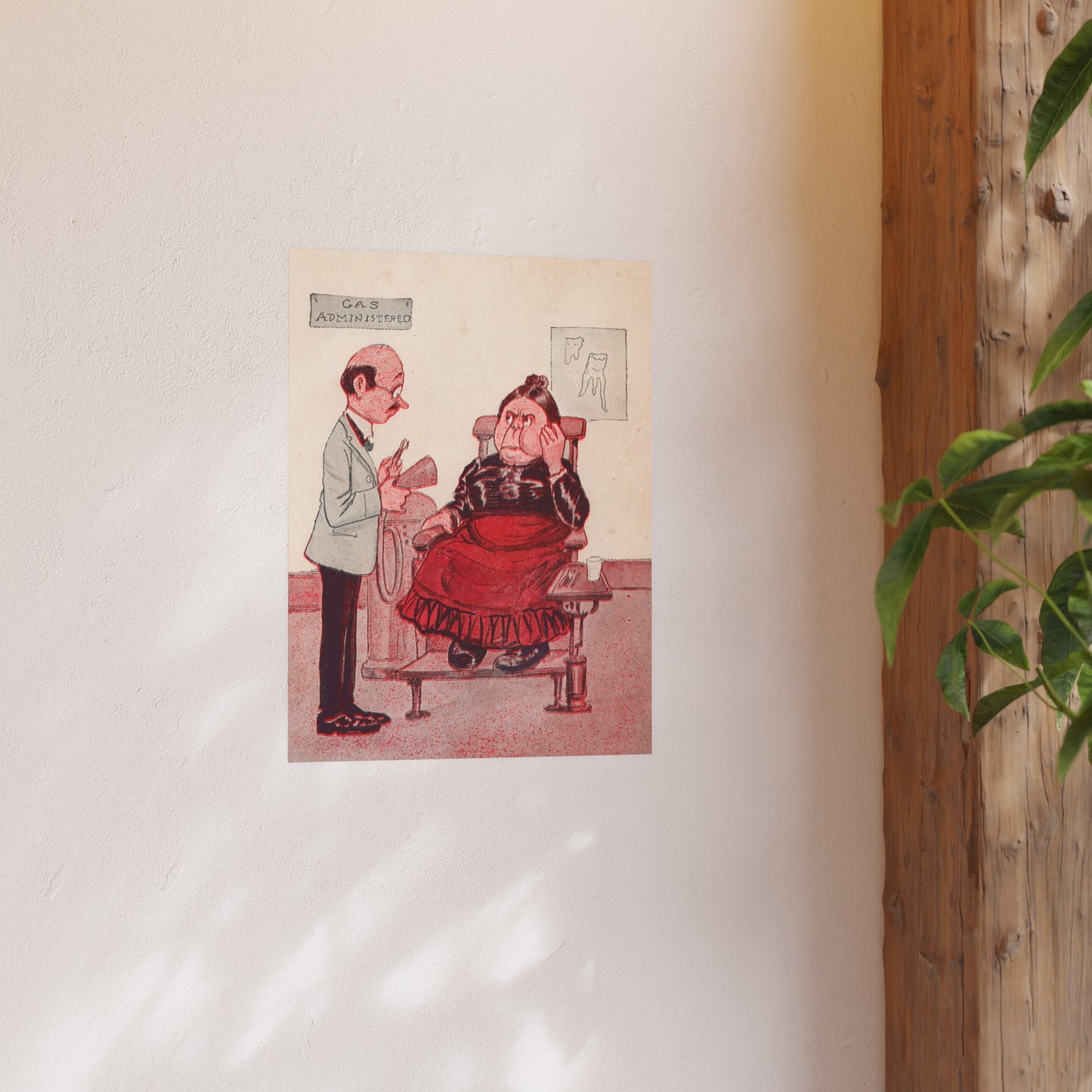 Poster - Gas Administered Dental Trade Postcard