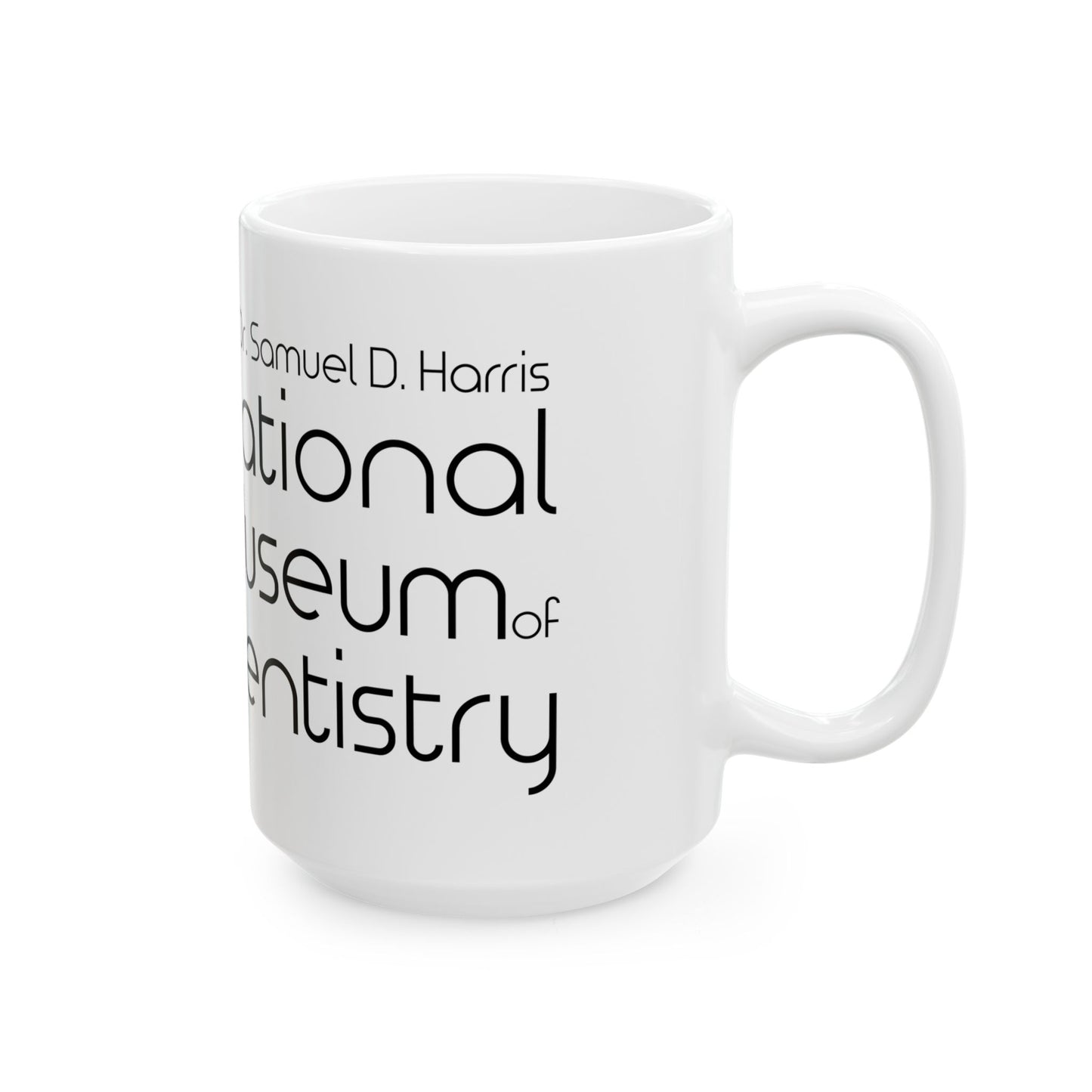 National Museum of Dentistry White Ceramic Mug