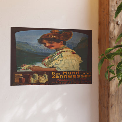 Poster - Vintage Das Mund-und Zahnwasser Advertisement
