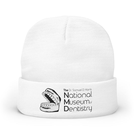 National Museum of Dentistry Embroidered Knit Beanie, Light Colors