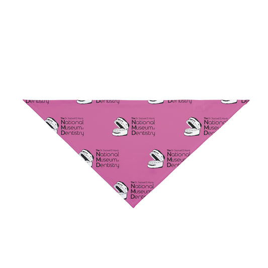 National Museum of Dentistry Pet Bandana - Pink