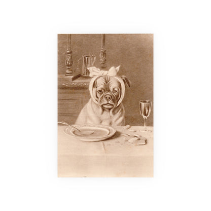 Poster - Sad Dog with a Toothache Trade Card