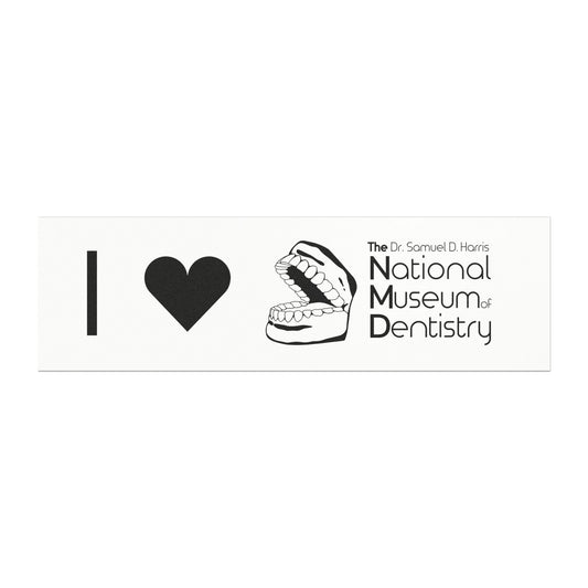 I ♡ The National Museum of Dentistry White Car Magnet