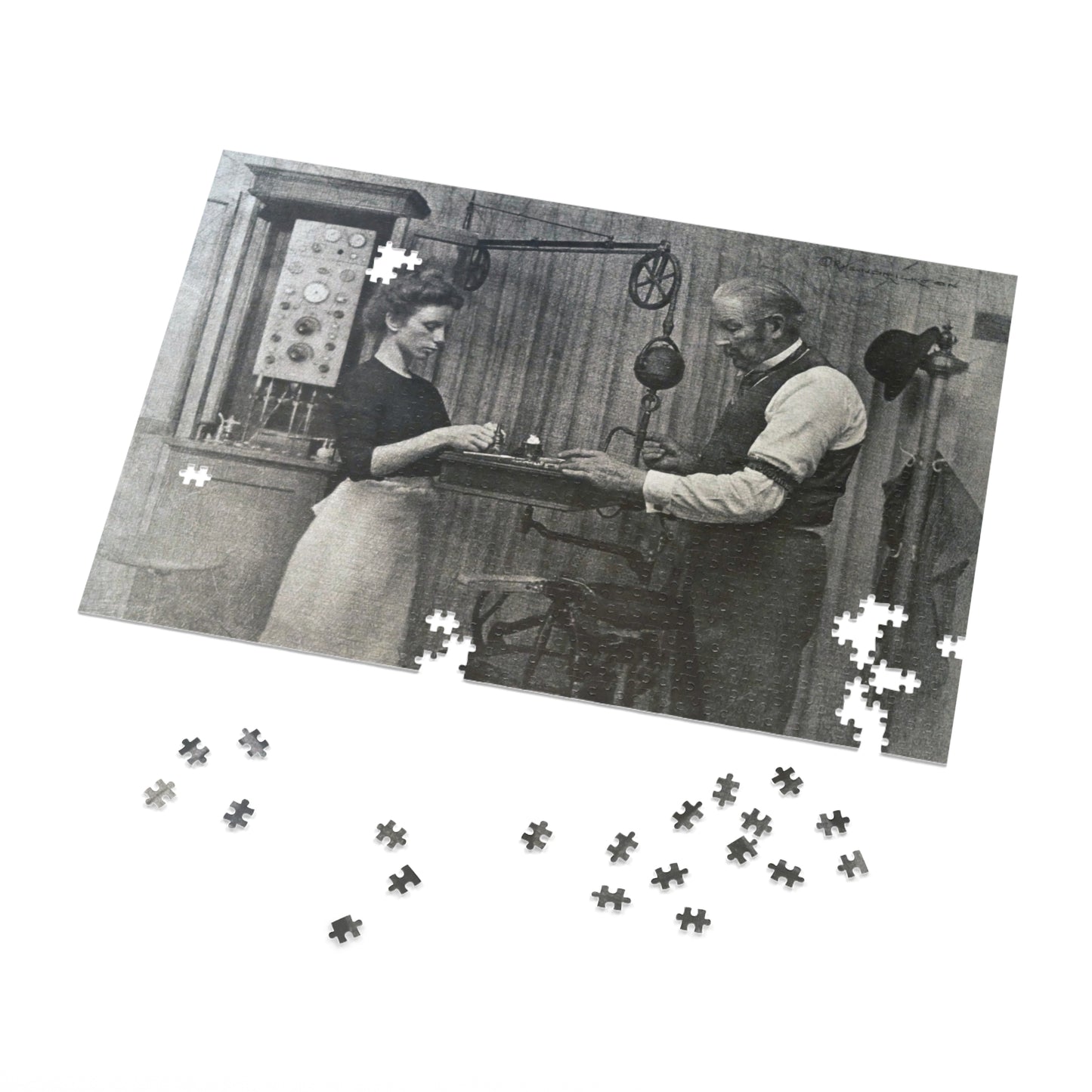 Puzzle with Tin - 1800s Dental Office