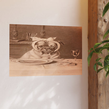 Poster - Sad Dog with a Toothache Trade Card