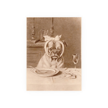 Poster - Sad Dog with a Toothache Trade Card