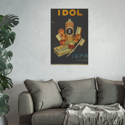 Poster - Vintage IDOL Toothpaste Advertisement