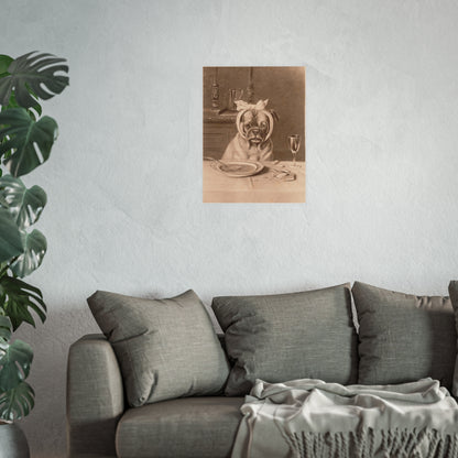 Poster - Sad Dog with a Toothache Trade Card
