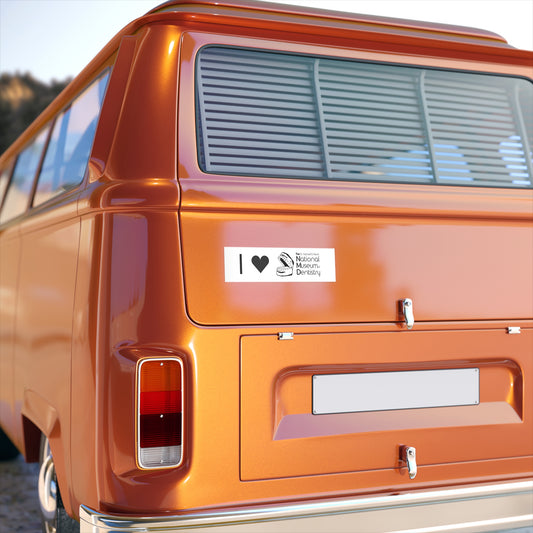 I ♡ The National Museum of Dentistry White Bumper Sticker