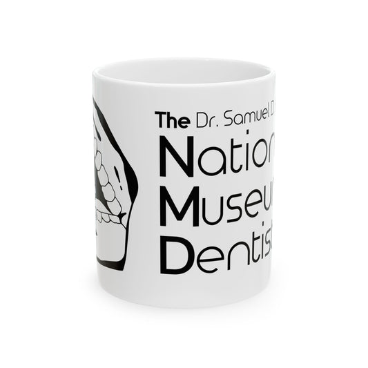 National Museum of Dentistry White Ceramic Mug