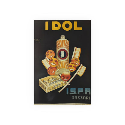Poster - Vintage IDOL Toothpaste Advertisement