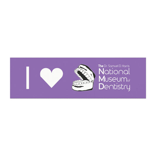 I ♡ The National Museum of Dentistry Lilac Car Magnet